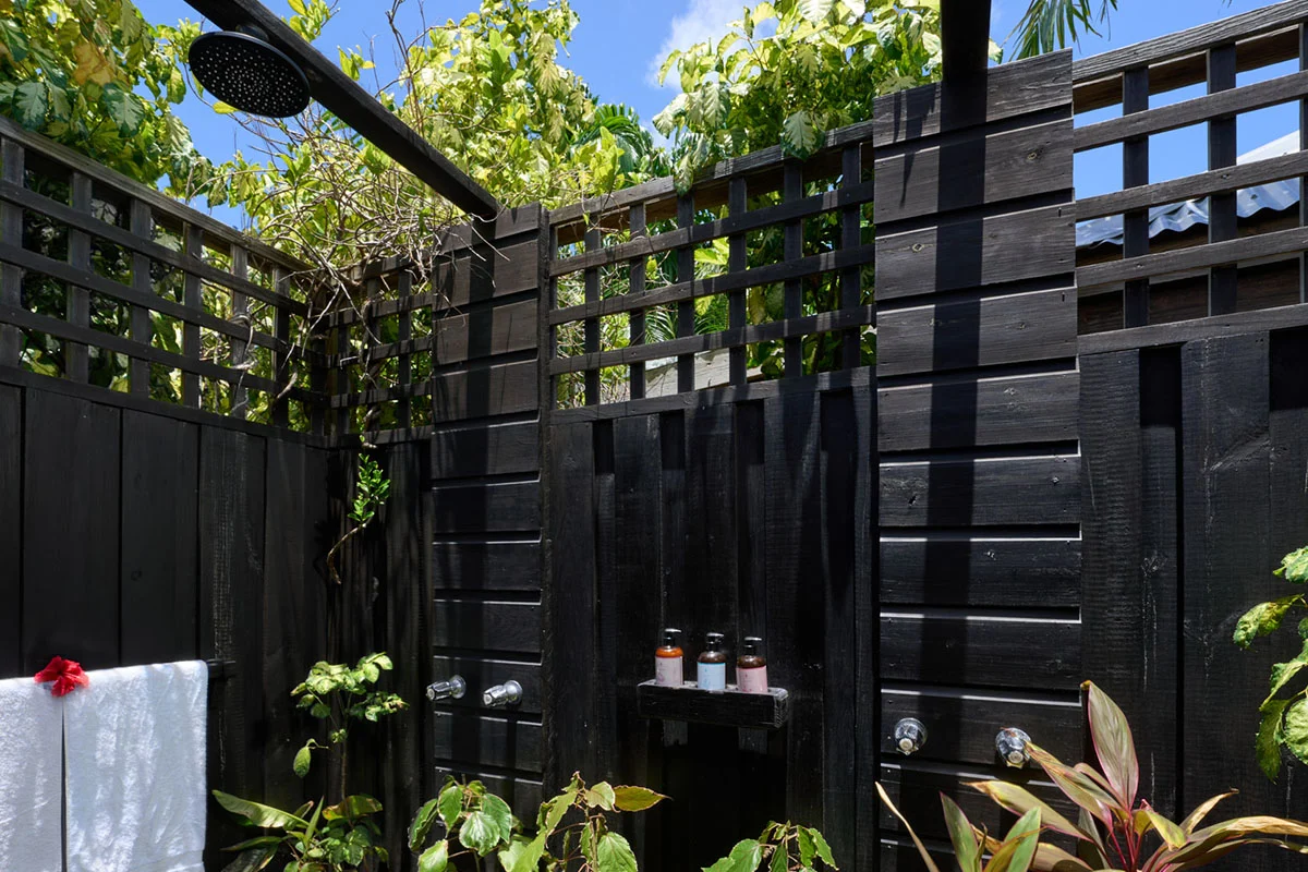 Plunge Pool outdoor shower Keyonna Beach Antigua hotel